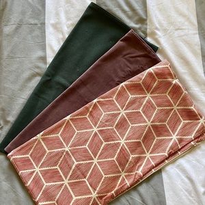 Set of 3 H&M 20x20 Pillow Covers